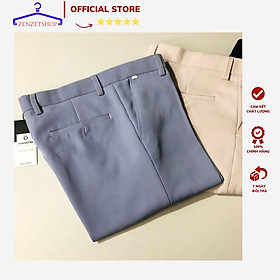 Quần tây nam Baggy ống suông vải co giản cao cấp công sở-Quần tây nam học sinh không nhăn xù Hàn Quốc ZENZETSHOP QTN03