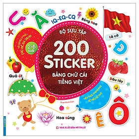 Bộ Sưu Tập 200 Sticker - Bảng Chữ Cái Tiếng Việt (Tái Bản)