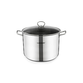 Hình ảnh Nồi luộc gà inox 3 đáy SUNHOUSE Sử dụng được trên bếp từ Chính Hãng