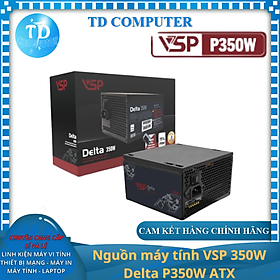 Nguồn máy tính VSP 350W Delta P350W ATX có 8pin (6+2) VGA - Hàng chính hãng VSP phân phối