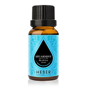 Tinh dầu Bạc Hà Lục Spearmint Essential Oil Heber | 100% Thiên Nhiên Nguyên Chất Cao Cấp