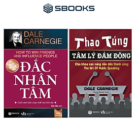 Hình ảnh Sách Combo 2 Cuốn : Đắc Nhân Tâm + Thao Túng Tâm Lý Đám Đông - SBOOKS