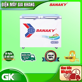 Mua TỦ ĐÔNG SANAKY 210 LÍT VH-2599A2KD ĐỒNG (R600A) (KÍNH CƯỜNG LỰC) - HÀNG CHÍNH HÃNG