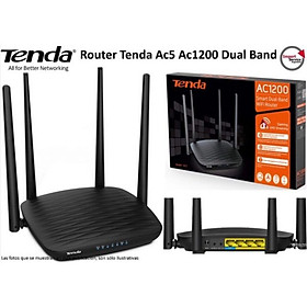 Tenda Thiết bị phát Wifi AC5 Chuẩn AC 1200Mbps - Hàng Chính Hãng