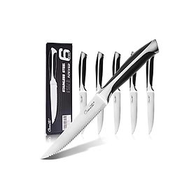 Bộ dao cắt steak 6 món cao cấp Ciwete hàng chính hãng