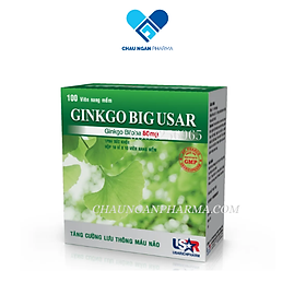 Viên uống bổ não GINKGOBIG USAR Hộp 100 viên