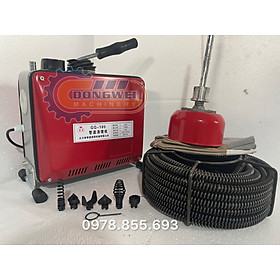 Mua máy thông tắc cống GQ185_1000w tặng kèm cuộn dây đường kính 16mm dài 15m