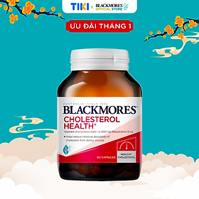 Viên Uống Hỗ Trợ Giảm Cholesterol Ngăn Ngừa Bệnh Tim Mạch Blackmores Cholesterol Health Lọ 60 Viên