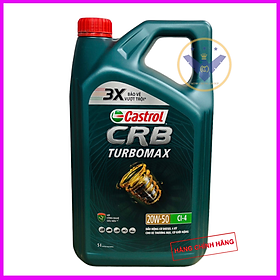 Dầu nhớt ô tô Castrol CRB Turbomax 20W-50 can 5L API CH-4