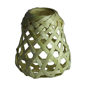 Handmade Bamboo Lamp Shade Decorative Lampshade for Farmhouse Hanging Light