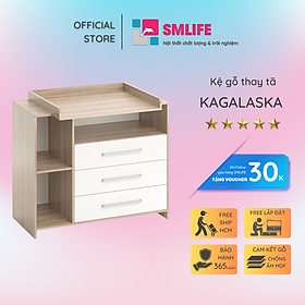 Mua Kệ gỗ thay tã cho bé SMLIFE Kagalaska