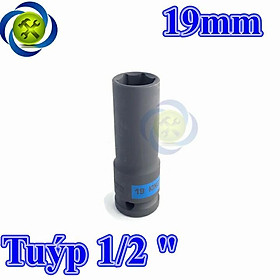 Mua Tuýp 19mm 1/2 kingtony 493519M loại dài 6 cạnh màu đen