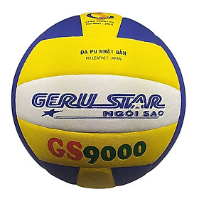 Bóng chuyền dán Gerustar Số 5 - GS9000 (Tặng Băng dán thể thao + Kim bơm + Lưới đựng)