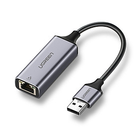 Mua Bộ chuyển đổi USB 3.0 sang mạng LAN 10/100/1000Mbps RJ45 Gigabit Ethernet  mở rộng thêm cổng mạng cho máy tính  laptop... UGREEN CM209 50922 - Hàng Chính Hãng