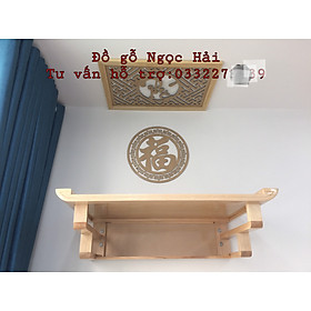 Mua Combo bộ bàn thờ chung cư +ám khói +chữ phúc ..bằng gỗ sồi