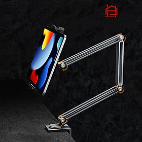Mua Kẹp ipad điện thoại cạnh bàn  giá đỡ máy tính bảng cao cấp hợp kim nhôm siêu bền