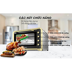 Lò nướng Sanaky 120 lít VH129N2D - Hàng chính hãng 100%