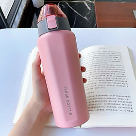 Bình giữ nhiệt TYESO TS-8817B 600ml inox 304 cách nhiệt chân không giữ lạnh và nóng