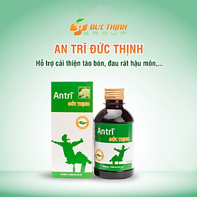 Siro An Trĩ Đức Thịnh chai 200 ml dành cho người bị trĩ, táo bón