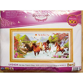 Mua Tranh thêu chữ thập mã đáo thành công LV3434 - 120 x 60 cm - chưa thêu