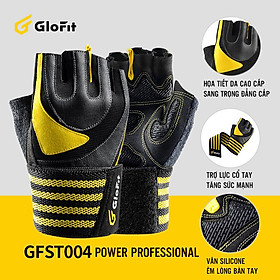 Găng Tay Tập Gym Glofit GFST004 Yellow
