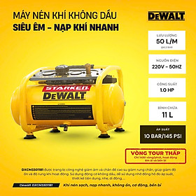 Máy nén khí không dầu 11L DeWALT DXCM3301181 - Hàng chính hãng