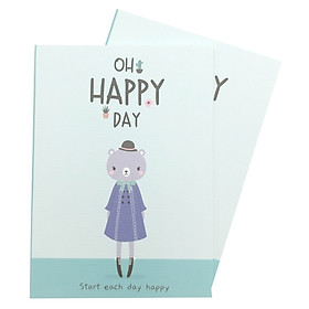 Bộ 2 Sổ Tay Moshi 406 - Xanh Da Trời