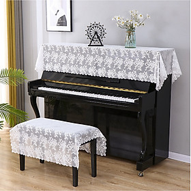 Khăn phủ đàn piano cơ đàn piano điện tử 88 phím phong cách Châu Âu cổ điển sang trọng chống bụi chống xước