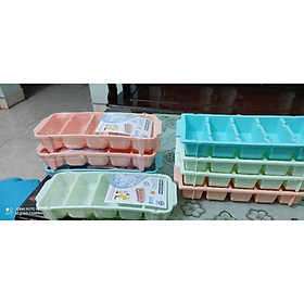 Mua khay làm đá nhựa dẻo silicon 5 ngăn hàng cao cấp