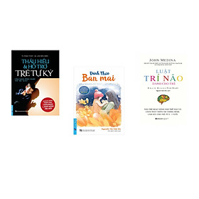 Combo 3 cuốn sách: Thấu Hiểu & Hỗ Trợ Trẻ Tự Kỷ + Đánh Thức Ban Mai + Luật Trí Não Dành Cho Trẻ