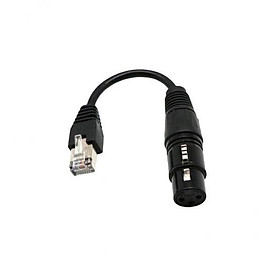 2X 1pc 15cm 3 Pin Female XLR to Male Network Connector for Strips