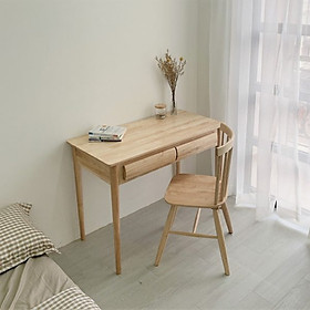 Mua Bàn Làm Việc Gỗ Có Hộc ANHSON1016 - B Table - Natural - gỗ cao su