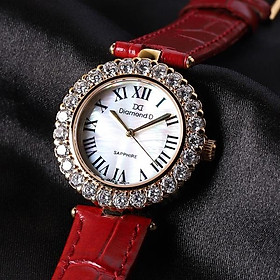 Đồng hồ nữ Diamond D DM63055IG-R - Size mặt 30 mm