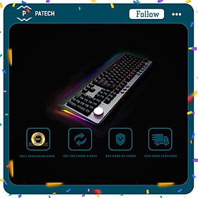 Mua Bàn phím cơ có dây Newmen GM700  Hotswap độ bền 70 triệu lần nhấp  LED RGB 16 8 triệu màu  chống nước  chống bụi