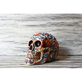 Mô hình sọ khắc hoa văn trang trí