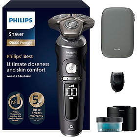 MÁY CẠO RÂU PHILIPS SERIES 9000 PRESTIGE SP9840/31 MÀU ĐEN Hàng chính hãng