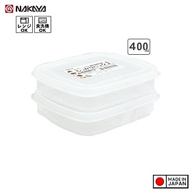 Set 02 hộp thực phẩm Nakaya Firm Pack J 400ml x2 - Hàng nội địa Nhật Bản (#Made in Japan) |#K153| |#400ml|
