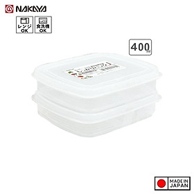 Mua Set 02 hộp thực phẩm Nakaya Firm Pack J 400ml x2 - Hàng nội địa Nhật Bản (#Made in Japan) |#K153| |#400ml|