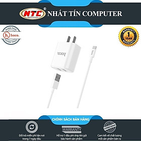 Mua Combo cốc sạc 2 cổng và cáp sạc cổng microUSB dành cho Hoco C62 - output 2.1A (Trắng) - Hàng chính hãng