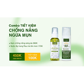 COMBO CHỐNG NẮNG, NGỪA MỤN