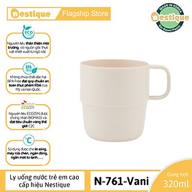 Ly uống nước trẻ em cao cấp hiệu Nestique N-761-Màu Kem