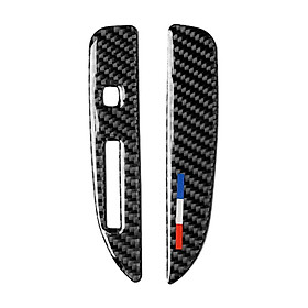 Carbon Fiber Gear Lever Frame Decorative Sticker for 2015 2017