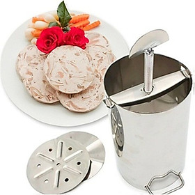 Mua Khuôn Làm Giò  Inox Tròn  Loại 1Kg 2kg