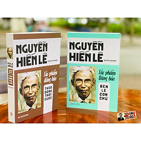 COMBO BỘ SÁCH NGUYỄN HIẾN LÊ TÁC PHẨM ĐĂNG BÁO: BÊN LỀ CON CHỮ + BÊN DÒNG THỜI CUỘC (Bìa mềm)