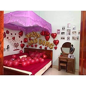 Top 50 mẫu trang trí giường cưới ga màu đỏ đẹp nhất