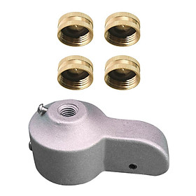 4 Pack Garden Hose Brass Hose Cap With Washers 3/4