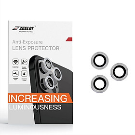 Mua Dán Cường Lực Bảo Vệ Camera iPhone 11/11 Pro/11 Pro Max/12/12 Pro/12 Pro Max Zeelot Titanium Steel Viền Màu - Hàng Nhập Khẩu