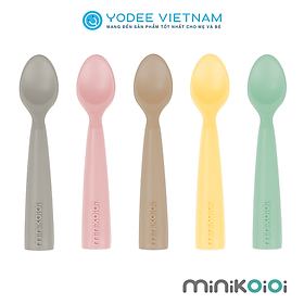 MinikOiOi Muỗng ăn dặm silicone cao cấp mềm mại cho bé