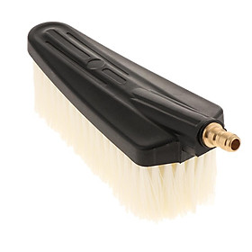 Soft Washing Car Wash Water Flow Foam Brush Cleaning Care Tool 1/4'' Connect