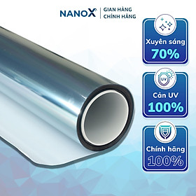 Phim cách nhiệt cao cấp chống nắng & chống tia UV chuyên sâu cho nhà kính NanoX U70